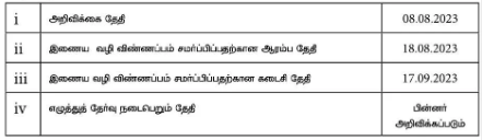 TN போலீஸ் - TNUSRB கான்ஸ்டபிள் ஆட்சேர்ப்பு 2023 - 3359 பதவிகளுக்கு ஆன்லைனில் விண்ணப்பிக்கவும்